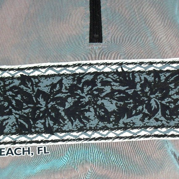 Surf Style Cocoa Beach Florida Mens 90s Iridescent Windbreaker Jacket sz Medium - Picture 2 of 5